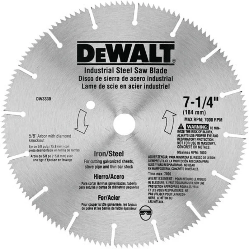 CIRCULAR SAW BLADE 7-1/4" X 128T DEWALT