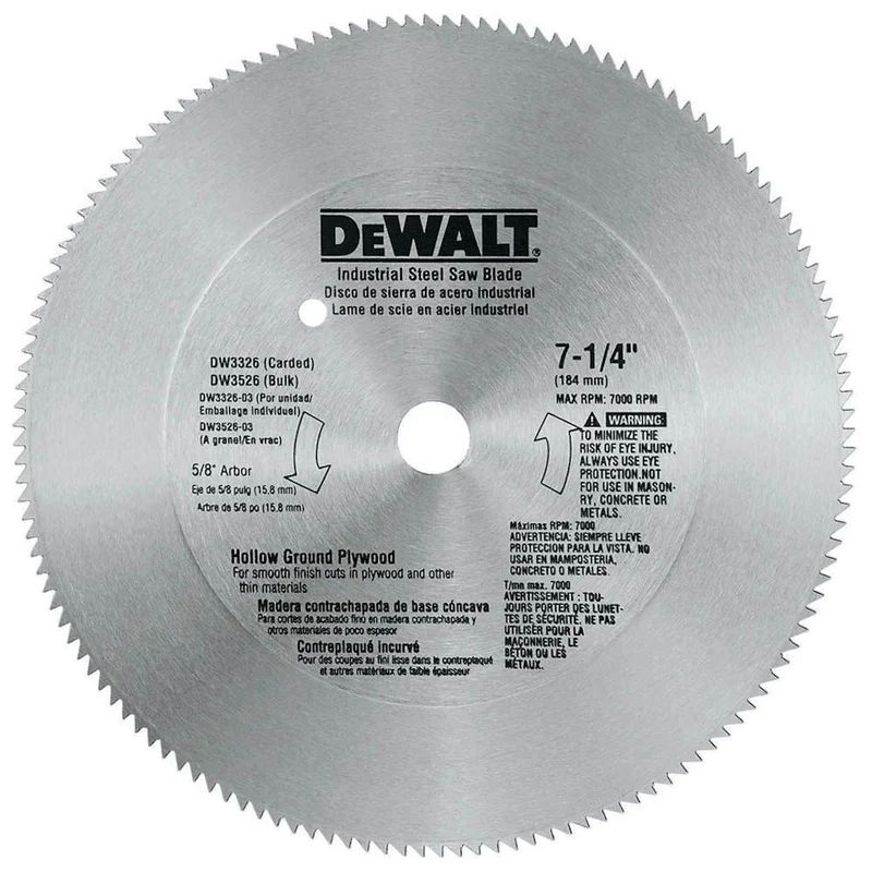 CIRCULAR SAW BLADE 7-1/4" X 140T DEWALT