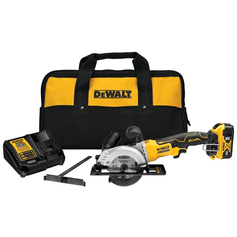 Circular Saw Kit 4-1/2" 20V W/Battery 20V/5.0AH Atomic Dewalt