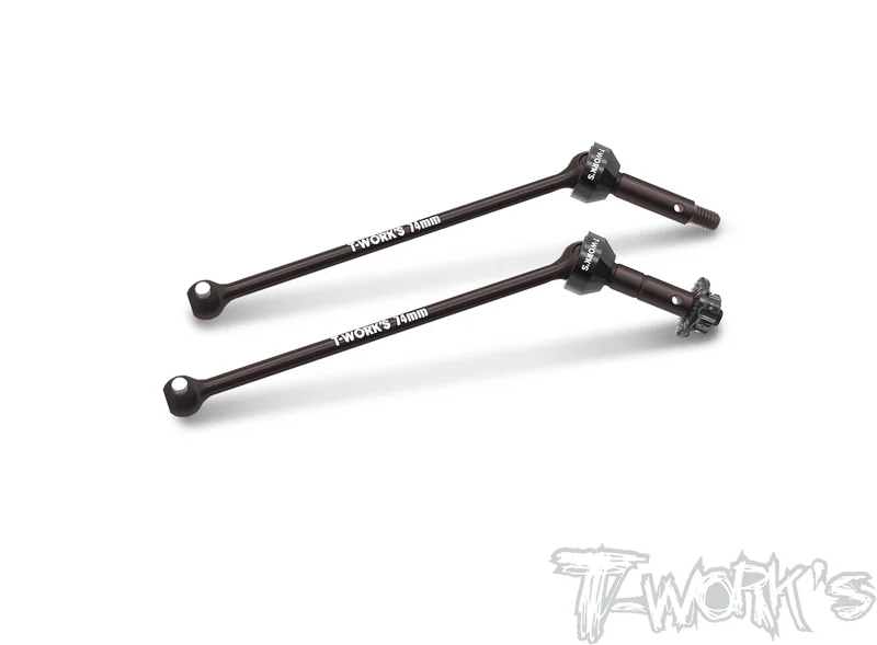 CL-B74.2 Steel Front/ Rear CVD Left Thread Set ( For Team Associated RC10 B74.2/74.1 )