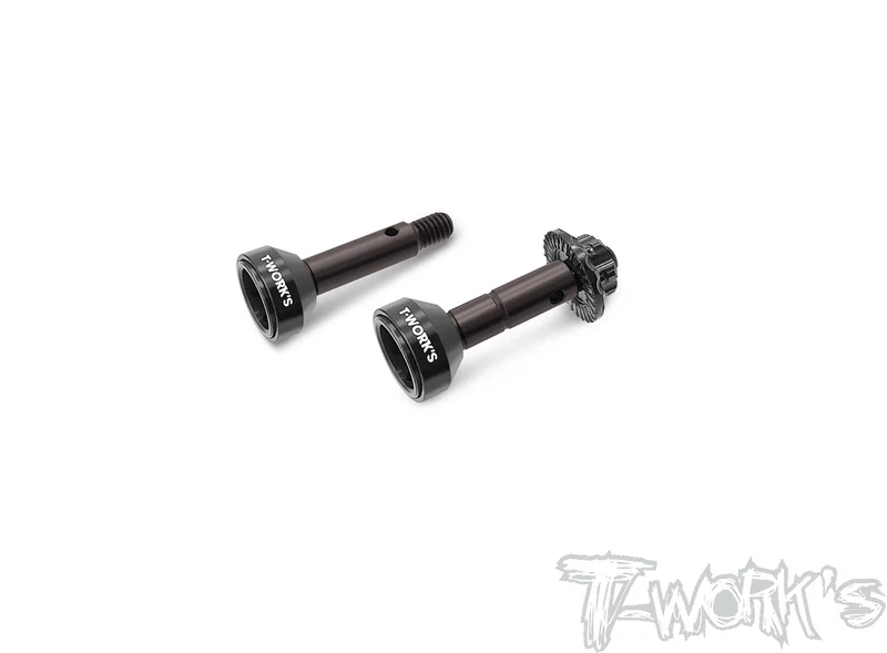 CLA-B74.2-F Steel Front CVD Left Thread Axle ( For Team Associated RC10 B74.2/ B74.1/ B74 )