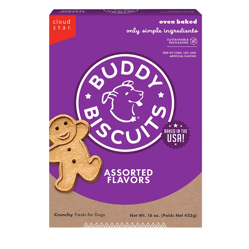 Cloud Star Buddy Biscuits Crunchy Dog Treats, Assorted Flavors