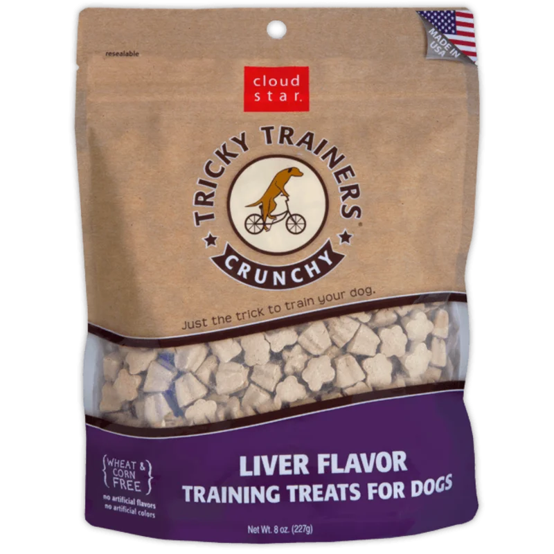 Cloud Star Crunchy Tricky Trainers Liver Dog Treats