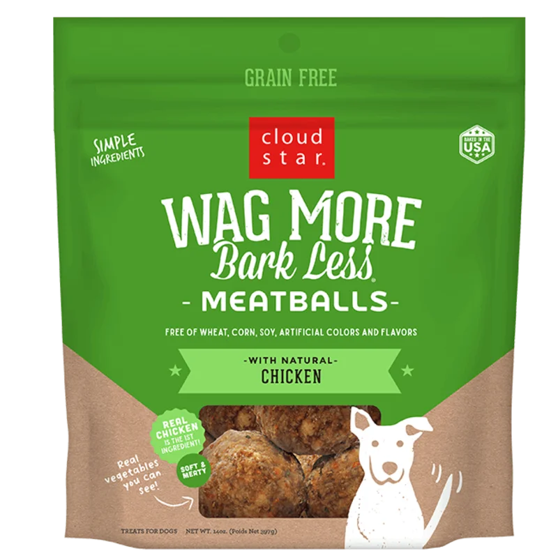 Cloud Star Wag More Bark Less Chicken Meatballs