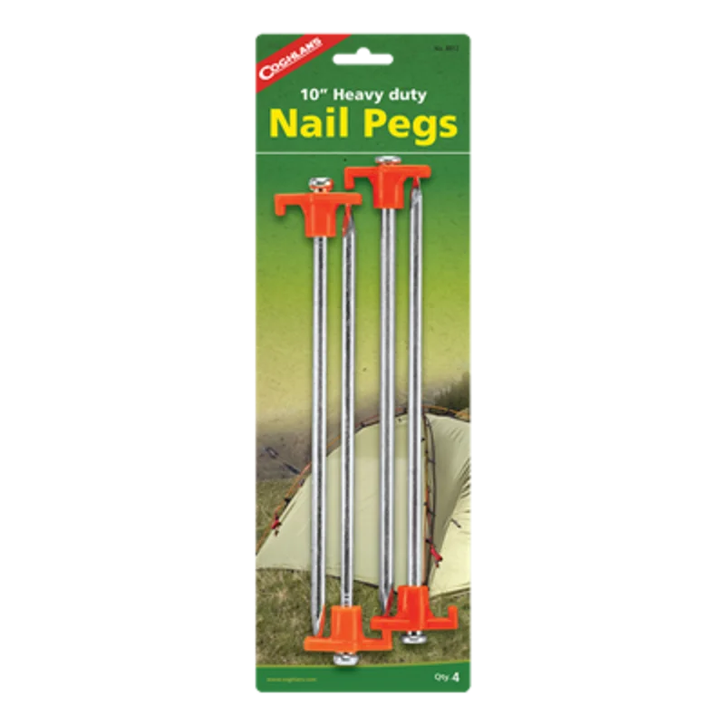 Coghlans Nail Pegs - 10" - 4 Pack