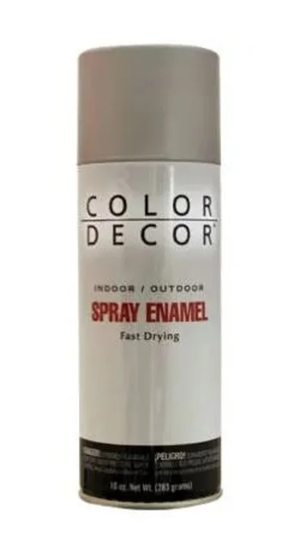 Color Decor Interior/Exterior Spray Paint Silver Gloss