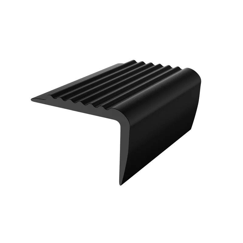 Commercial Step Nosing Square Step - Burke 580 Black 701