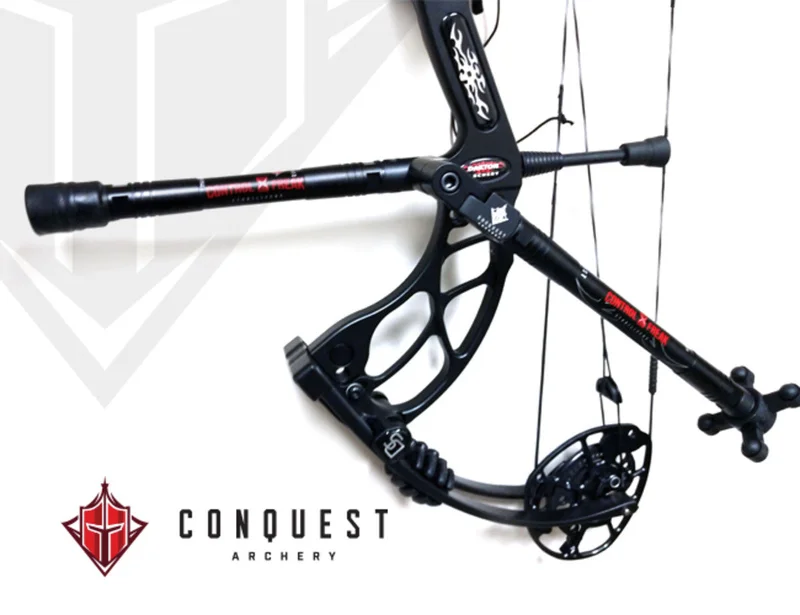 CONQUEST ARCHERY .750 COMPLETE BOWHUNTER KIT MATTE BLACK
