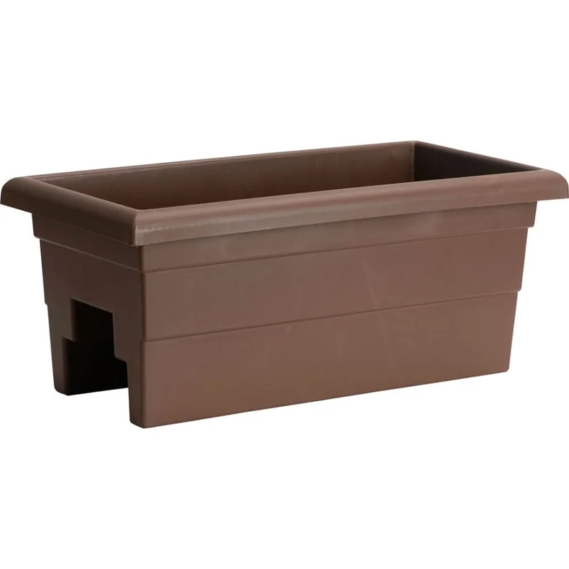 COUNTRYSIDE OVER THE RAIL PLANTER BROWN