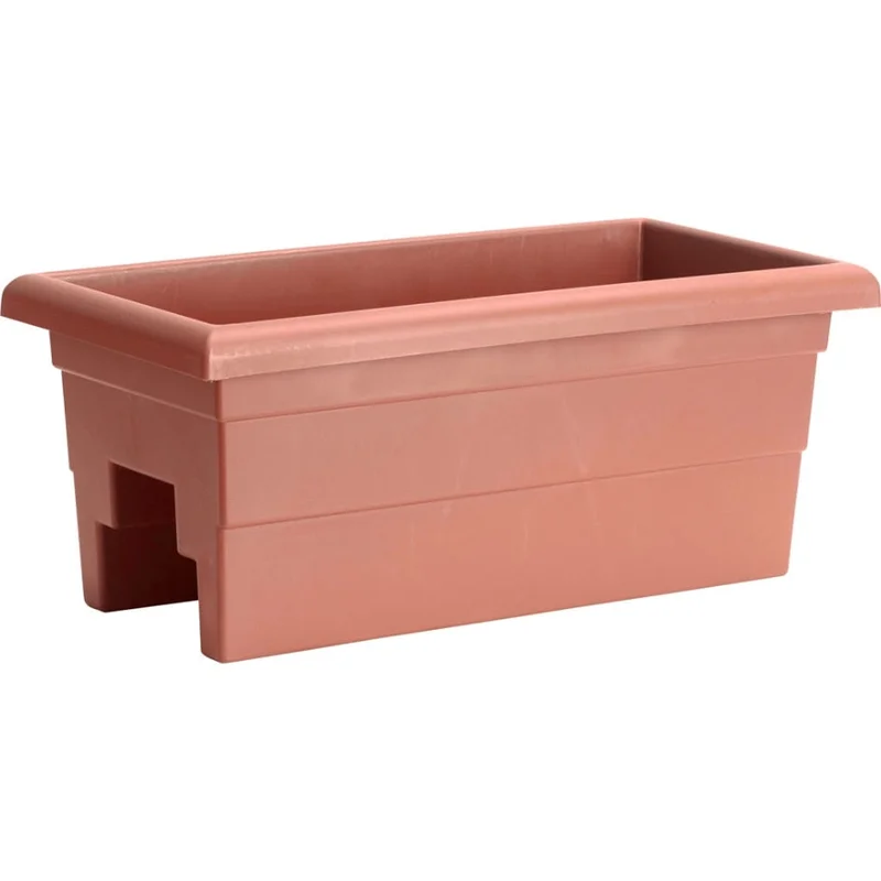 COUNTRYSIDE OVER THE RAIL PLANTER TERRACOTTA