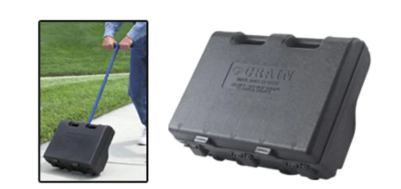 Crain No. 074 Vinyl Roller Case w/ Wheels