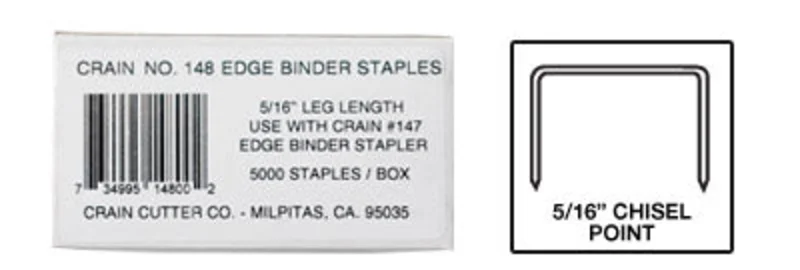 Crain No. 148 Edge Binding Staples (5M)
