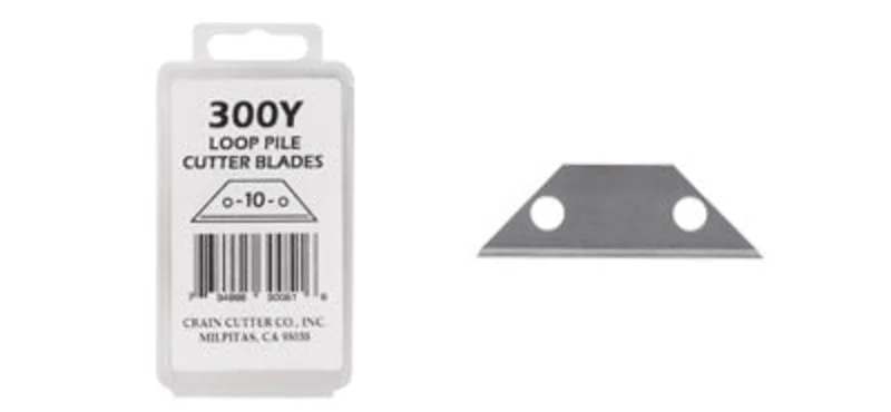 Crain No. 300Y Replacement Blades for Loop Pile Cutter