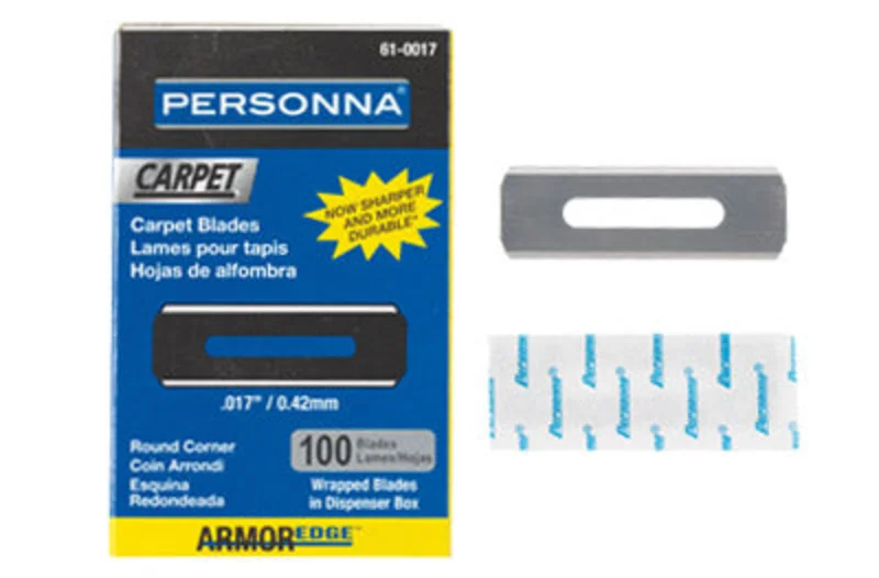 Crain No. 308C Heavy-Duty Round Edge Slotted Razor Blades