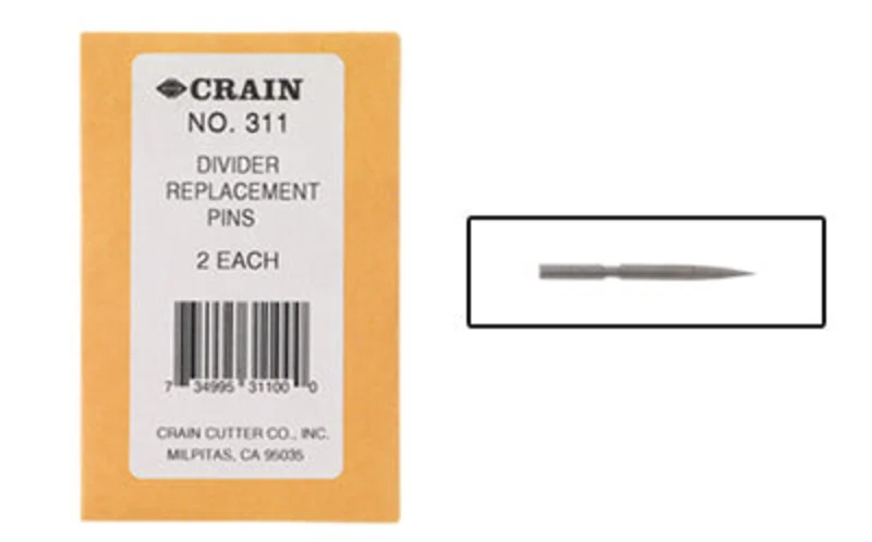 Crain No. 311 Divider Replacement Pins (2)