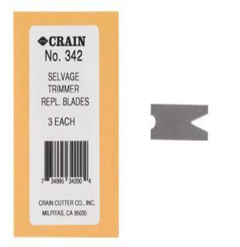 Crain No. 342 Selvage Trimmer Repl. Blades (3)