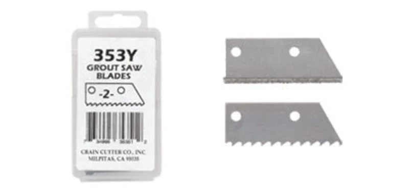 Crain No. 353Y Grout Saw Replacement Blades (2)