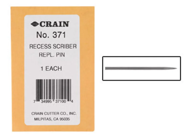 Crain No. 371 Recess Scriber Repl. Pin