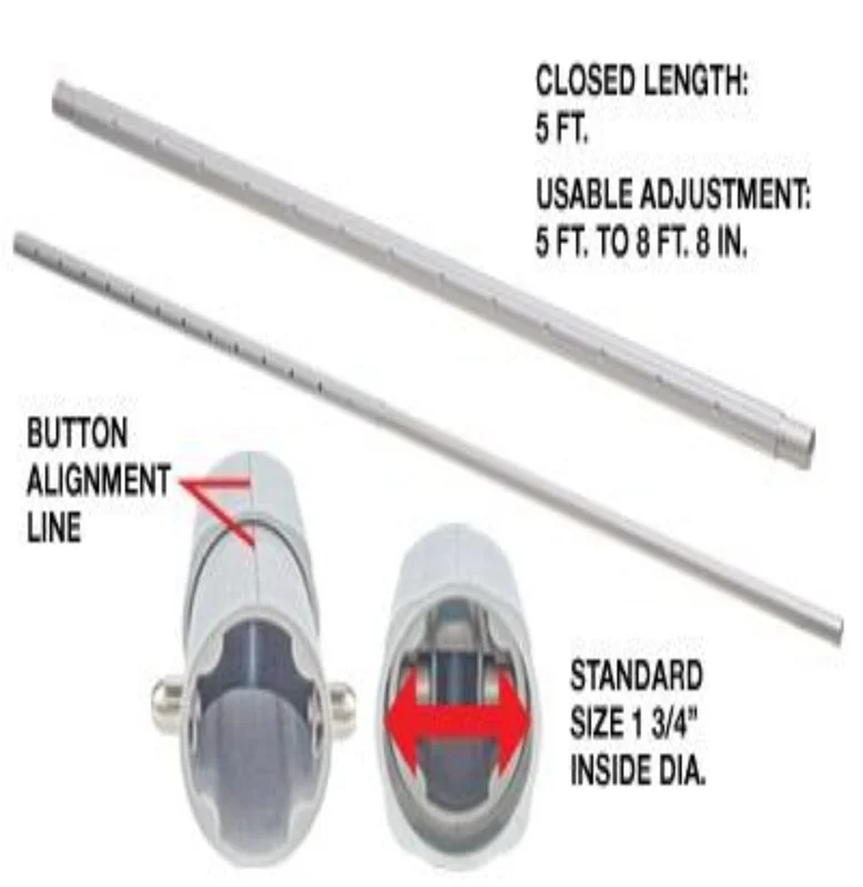 Crain No. 517 5' Aluminum Stretcher Tube