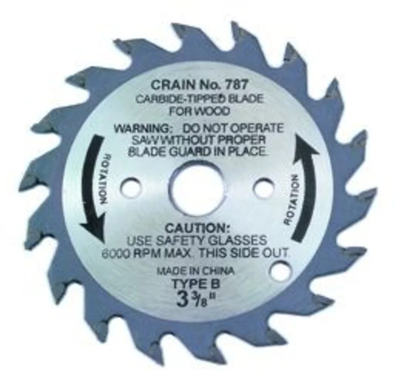 Crain No. 787 Carbide Blade for Toe-Kick Saw