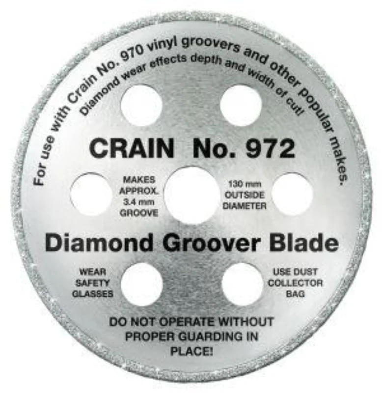Crain No. 972 Diamond Groover Blade