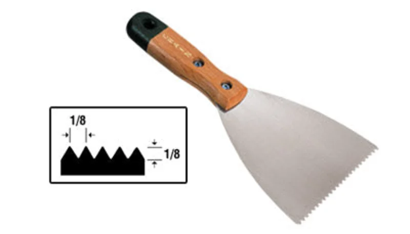 Crain Tools No. 041 4 Notched Spreader