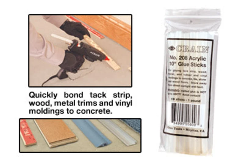 Crain Tools No. 208 Acrylic 10 Glue Sticks (19 pack)