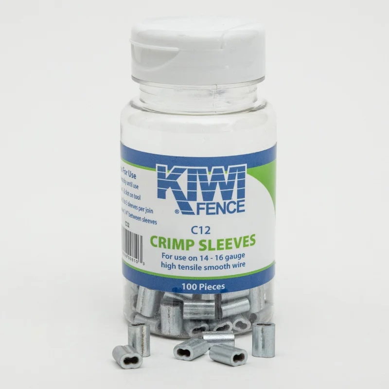 Crimp Sleeves C12 (14-16 ga. Smooth) 100 pk