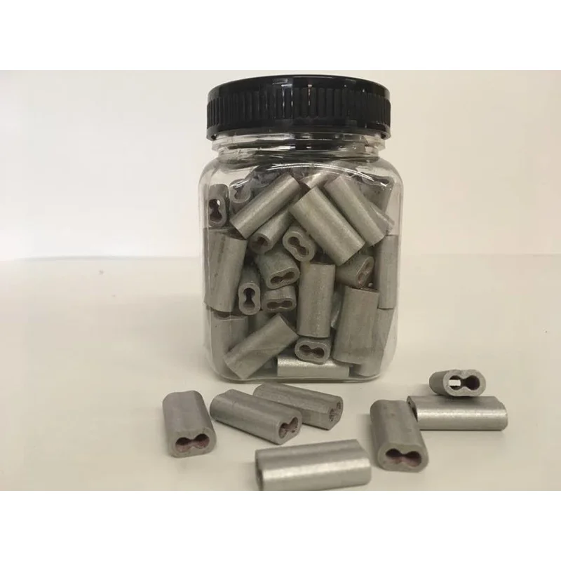 Crimp Sleeves Long Aluminum C2LA (12.5ga. Smooth) 100 pk