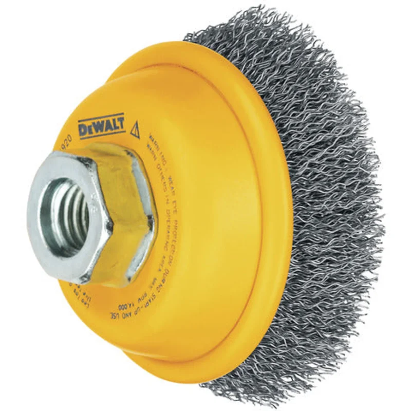 Crimped Cup Brush 3" X 5/8" Dewalt