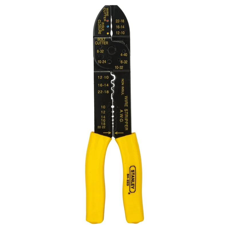 Crimping & Stripping Tool Plier 9" Stanley
