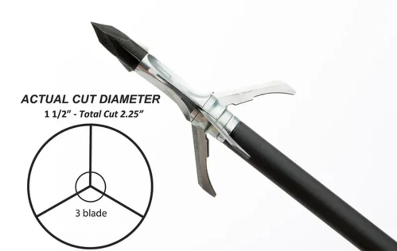 CROSSBOW RAZORTIP MECHANICAL BROADHEADS