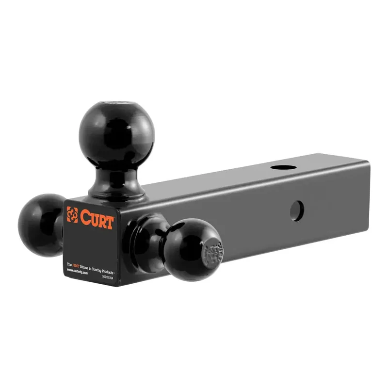 CURT Multi-Ball Mount 2-1/2" Hollow Shank Black Balls