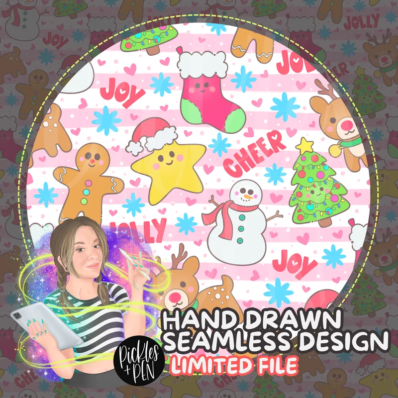 Cute Christmas Characters SMLSS [LIMITED] PINK