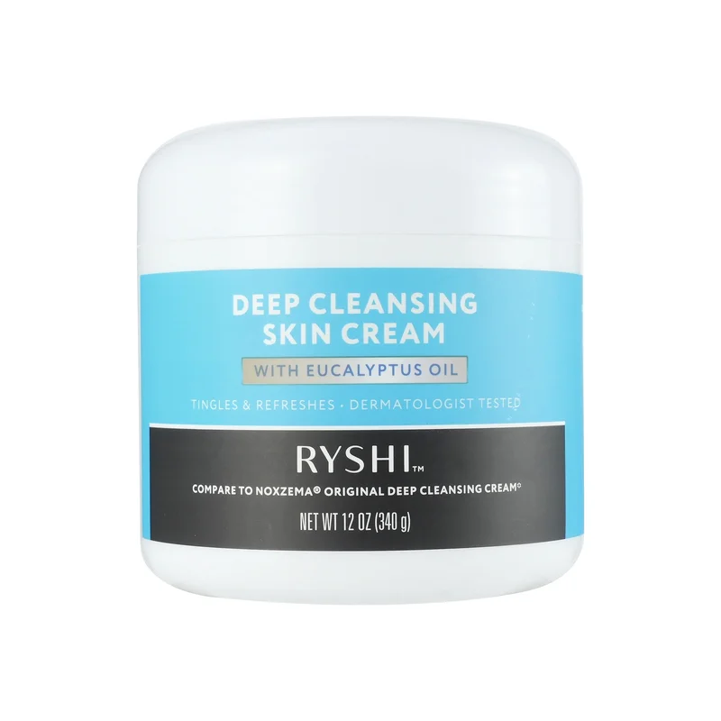 Deep Cleansing Skin Cream with Eucalyptus Oil Invigorating Facial Cleanser | Dermatologist Tested | 12 oz (340 g)