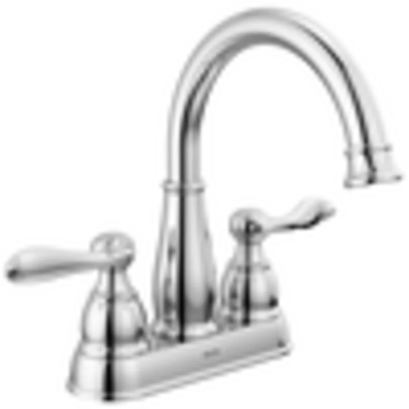 Delta Faucet WINDEMERE Two Handle Centerset Bathroom Faucet Chrome