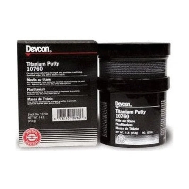Devcon 10760 Titanium Putty High-performance, Non-rusting Titanium-reinforced Epoxy
