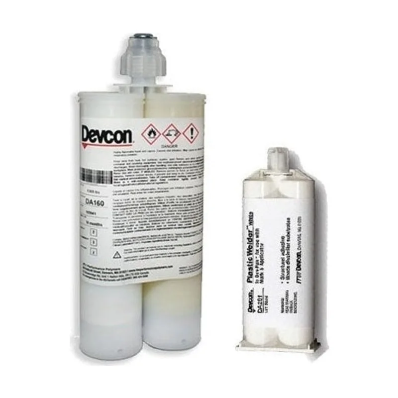 Devcon Plastic Welder White DA291 (50ml) & DA160 (400ml) - High-Strength Toughened MMA Adhesive