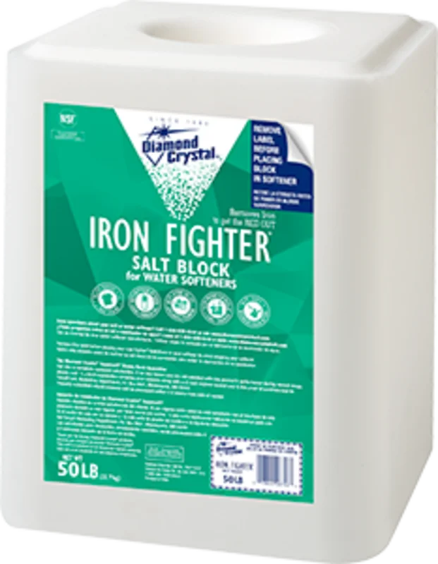 Diamond Crystal Iron Fighter Salt Block for Water Softeners