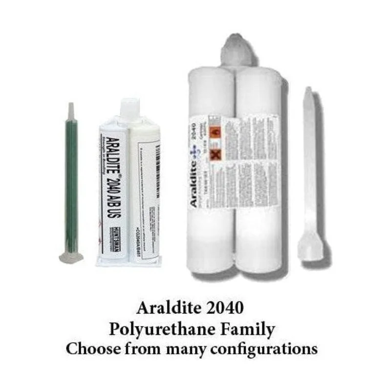 Discontinued - Araldite 2040 Flexible Thick Gray 15-min Polyurethane (PUR) adhesive great for Plastics