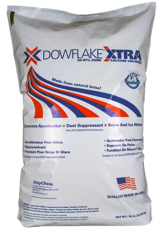 DOWFLAKE Xtra 83-87% Calcium Chloride Flakes Ice Melt