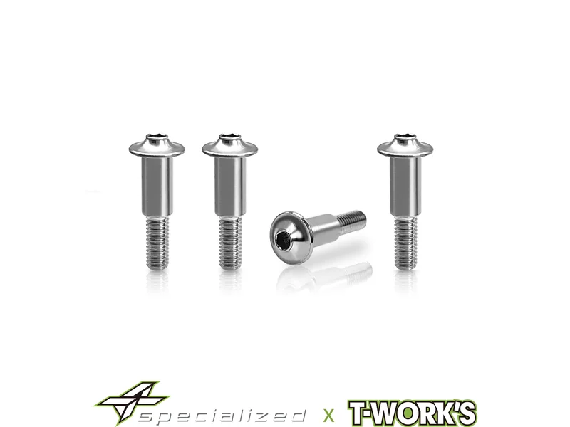 DR-TP-MX8-A DR 64 Titanium Brake Screw 4pcs.( For Mayako MX8 )