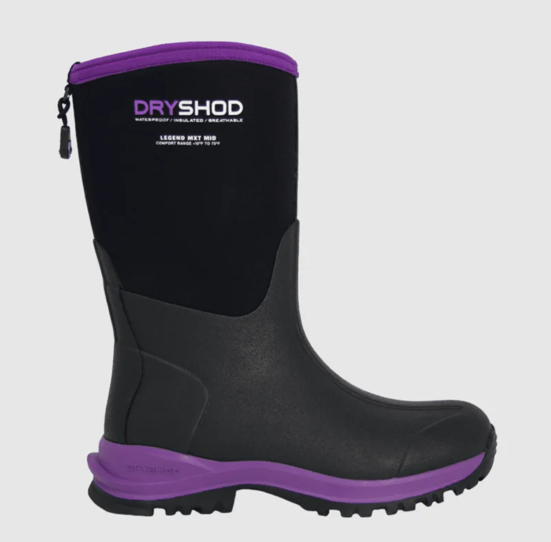 Dryshod - Women's Legend MXT Mid Boots - Purple