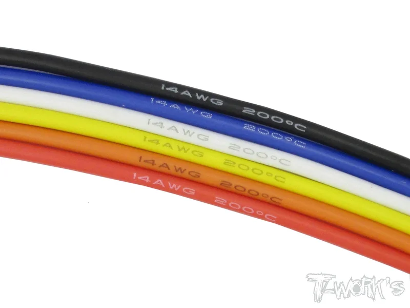 EA-025 14 Gauge Silicone Wires 2M Red