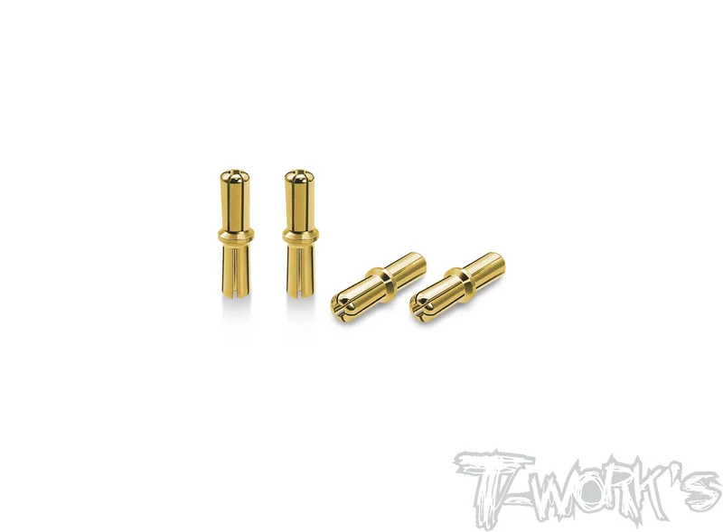 EA-029-5    5mm Gold Plated Dual Battery Plug ( 4pcs. )
