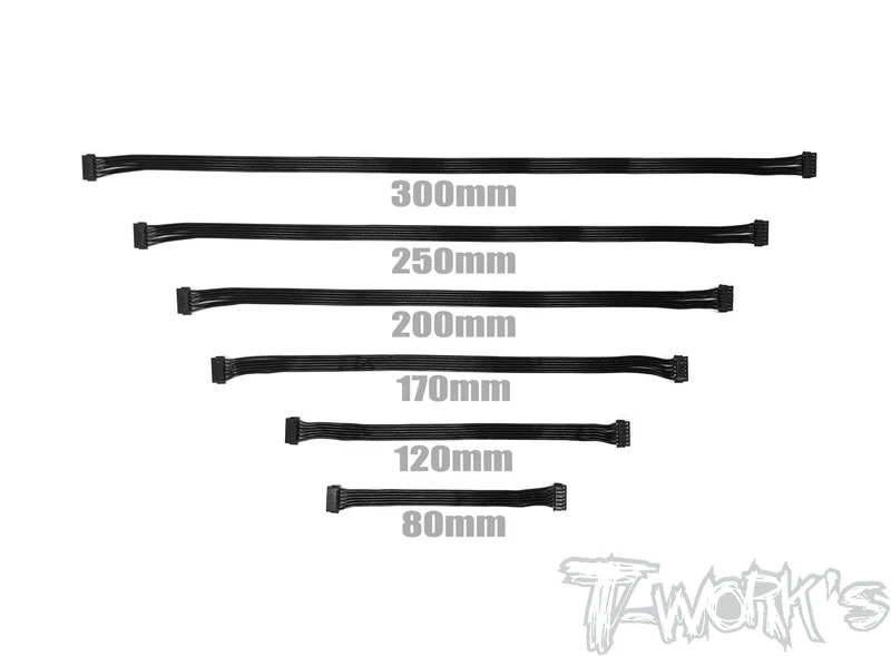 EA-038  BL Motor Flat Sensor Cable  ( Black ) 80mm