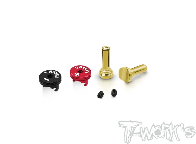 EA-040-4L  Polarity Heatsink Long Connector 4mm Red/Black
