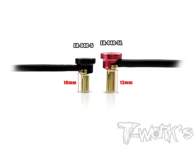 EA-040-5L  Polarity Heatsink Long Connector 5mm Red/Black
