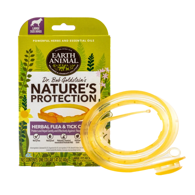 Earth Animal Nature's Protection Flea & Tick Herbal Collar for Dogs