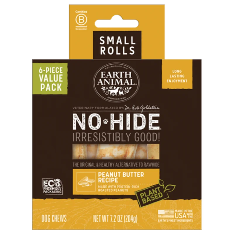 Earth Animal No-Hide Peanut Butter Rolls